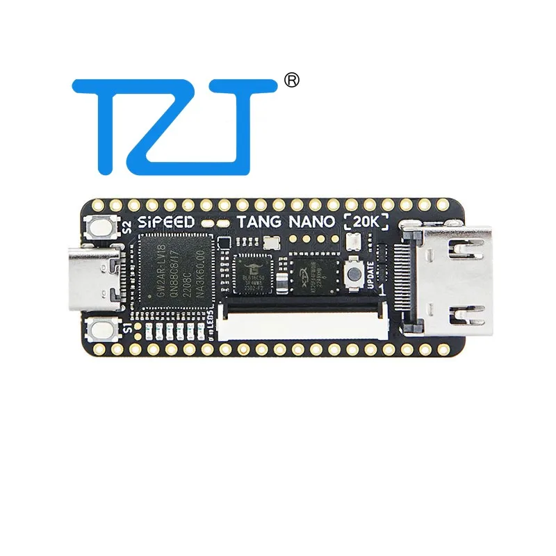 

TZT Sipeed Tang Nano 20K RISCV Linux Retro Game FPGA Development Board (with Non Soldered Pin Headers/with Soldered Pin Headers)