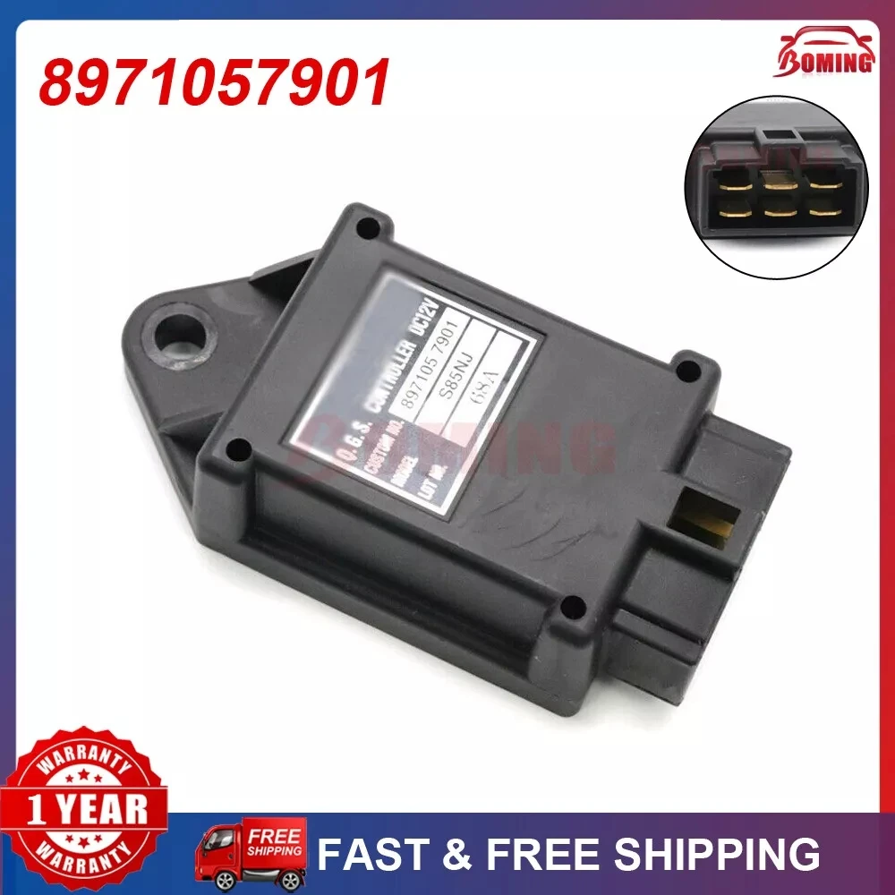 8971057901 Car 12V 6Pin Glow Plug Relay Timer For Hitachi EG30 ZX27U ZX30U ZX35U ZX40U ZX50U ZX55UR ZX55UR-HHE Isuzu 4JG2 4LB1