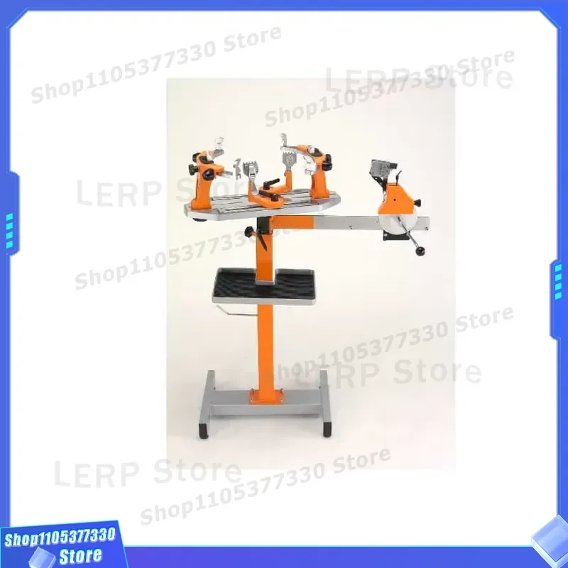 REX 1500T Professional Manual Tennis Badminton Racket Stringing Machine Orange Taiwan Made High Quality Threading Tool for