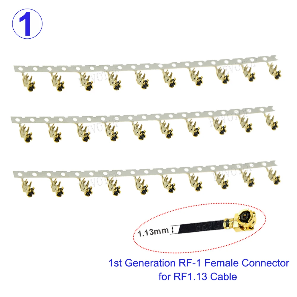 20PCS U.FL IPX-1 Compatible Female Connector SMT Socket WiFi Antenna Base PCB RF Coaxial Antenna Board Terminal for RF1.13/RF178