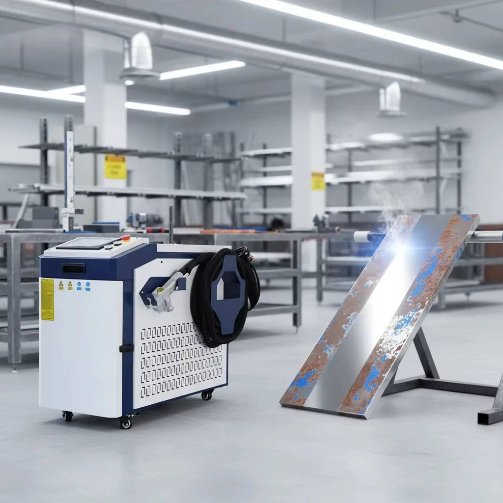Wholesale Price Factory Stock Portable 2000W Continuous Laser Cleaning Machine For Paint Rust Cleaning