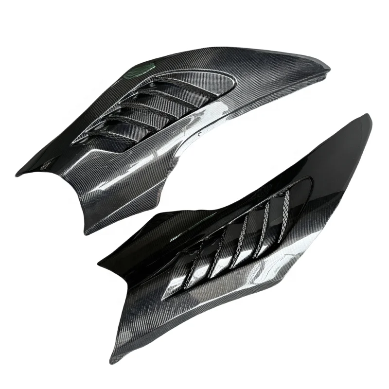 

For McLaren 720S Coupe & Spider High Quality V Style Carbon Fiber Vented Front Fender BodyKit