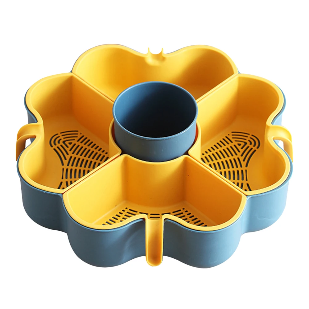 

Double Layer Vegetable Fruit Kitchen Draining Water Basket For Washing Vegetables Fruits Household Storage Drain Basket