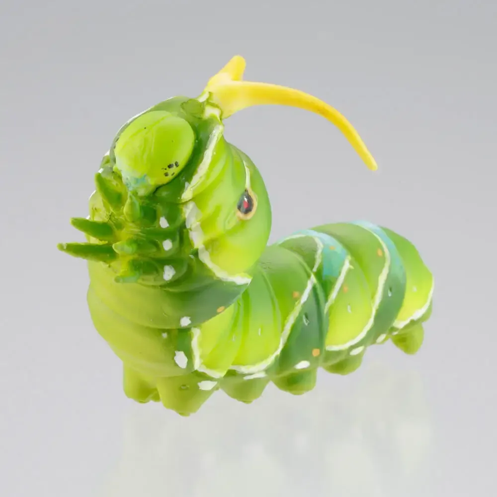 Twisted Egg Scale Model Japanese Authentic Caterpillar Silkworm Larvae Anchovy Butterfly Larvae Twist Eggs Desktop Collection