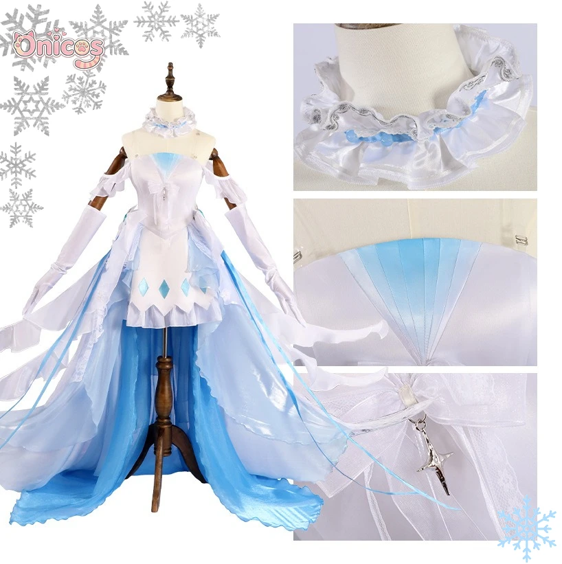 White Date Promise Luo Tianyi Cosplay Costumes Women's Idol Singer Full Set Role Play Anime Costume Onicos