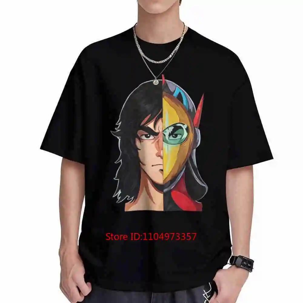 Goldrake Actarus 80s Robot Short Sleeve Tee 100% Cotton T-Shirt