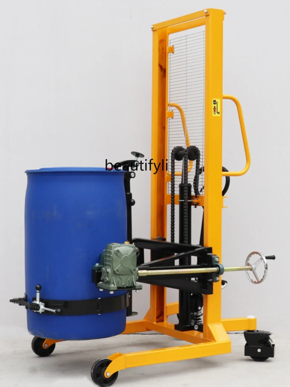 Weighing Oil Drum Rise Olecranon round Barrel Stacker Handling Loader Iron Barrel Pouring Iron Plastic Universal Flip Forklift