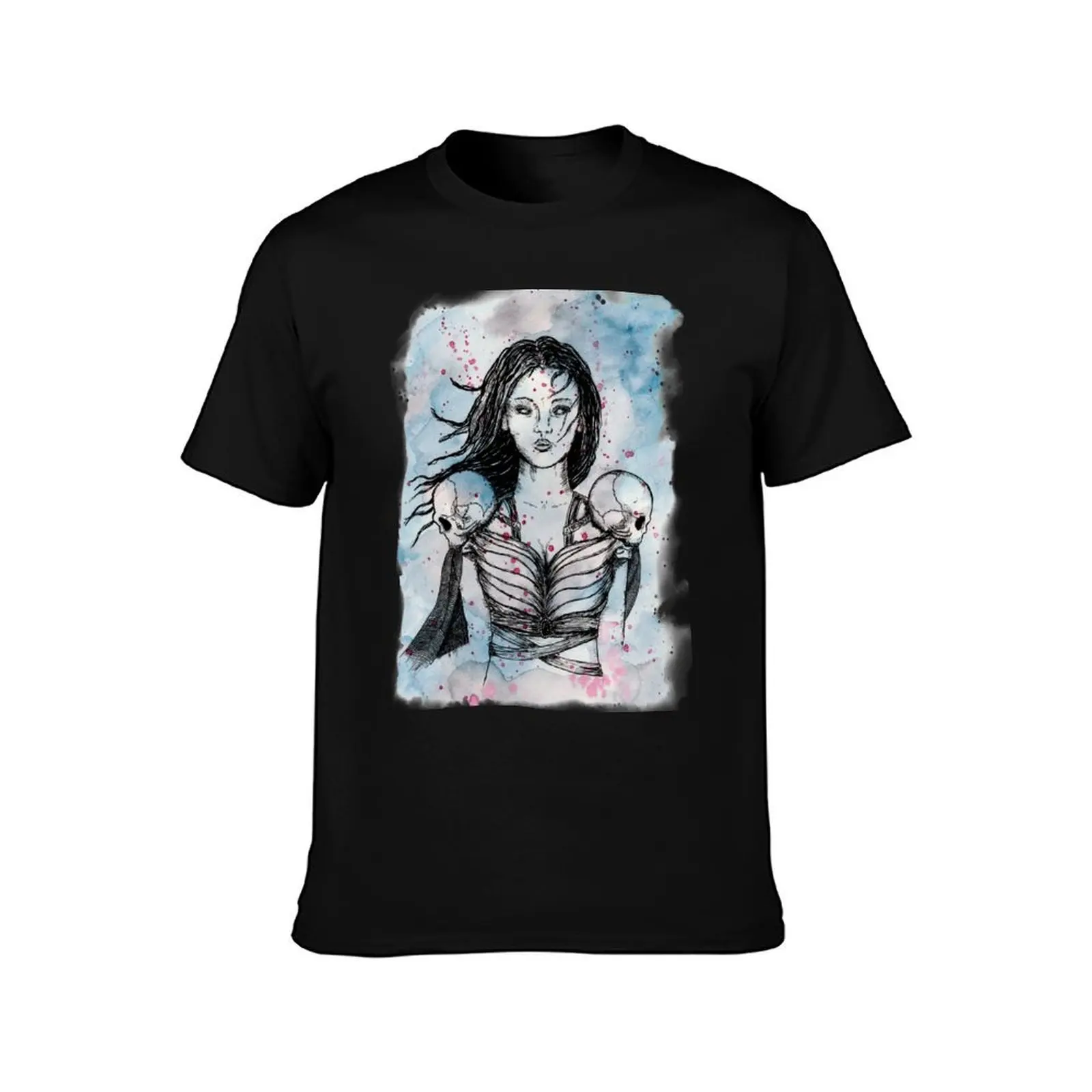 Warlock T-Shirt Casual Simple Design Short Sleeve Shirt T-Shirt