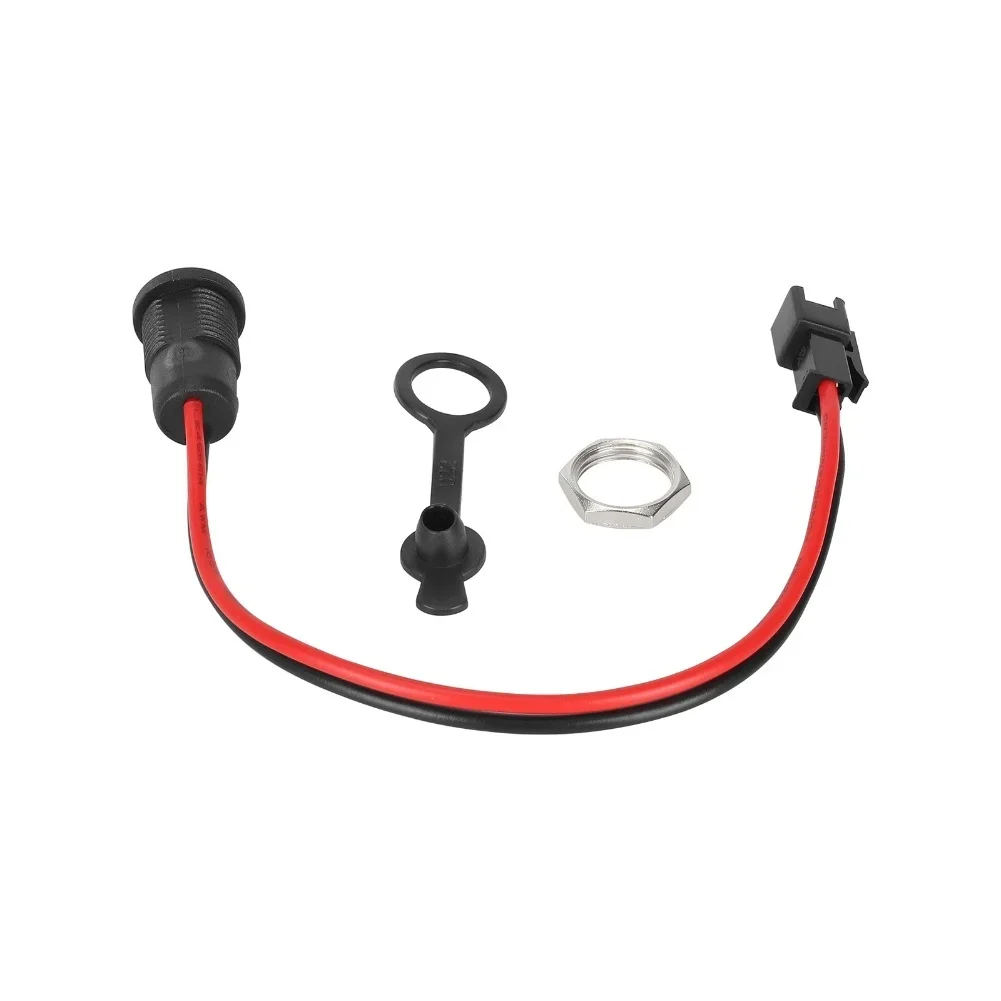 For DC2.1 Charging Port 5.5x2.1mm Female Panel Mount Connector Cable Waterproof Dustproof For Electric Scooter Balance Parts