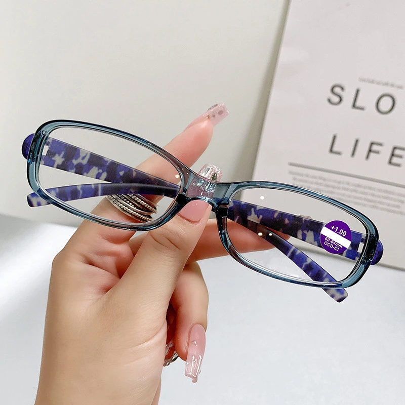 New Anti Blue Light Presbyopia Glasses With No Screw Wrapping And High-definition Presbyopia Glasses 1900