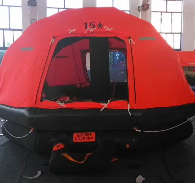 25-местный морской надувной спасательный плот, одобренный Solas