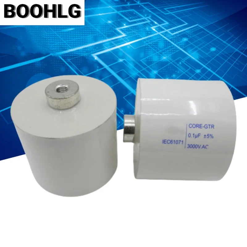 

1PCS 0.1UF 3000VAC 80A 6000VDC Resonant film capacitor high frequency machine electromagnetic heating