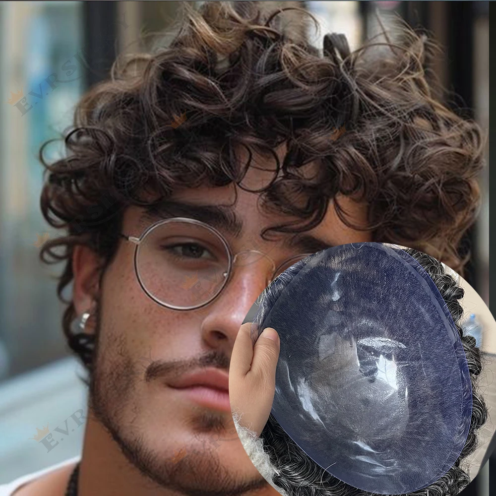 

Мужской парик-накладка 28 мм, износостойкий, полностью из полиуретана, серый, белый, серебристый, 1B50, черный # Системы протезирования волос из натуральных человеческих волос 1B коричневого цвета