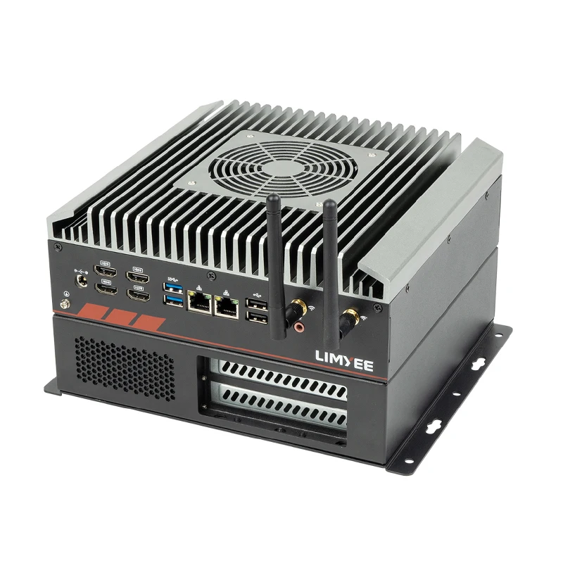 

Безвентиляторный мини-ПК Barebone I3 I5 I7 Nic Промышленный компьютер с несколькими слотами расширения с 1 * PCI 1 * PCIe с I7 1260P и 4 портами HI