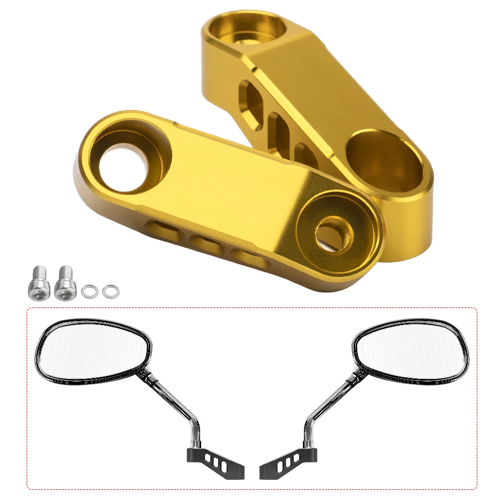 Motorcycle Mirrors Bracket For R1300GS R1250GS R1200GS LC F800GS F900GS F750GS F850GS F700GS F900XR F900R S1000R/XR M1000XR