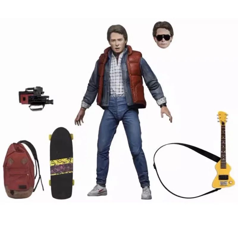 Ritorno al futuro Parte 2 Figura NECA Martin Action Figuras Film Battaglia delle bande Pubblicità Periferiche Modello Bambola Ornamento