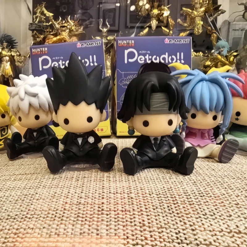 ホット販売 Rement Hunterxhunter 豆目ペタデル Youke Xin ヨークランドブラインドボックス置物デスク装飾子供の誕生日プレゼントのおもちゃ