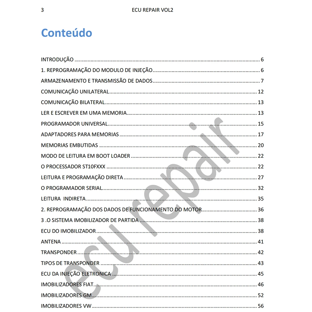 Immobilizers And ECU Reprogramming of Departure In Portuguese Reset Programs Database For Decoding Memory Adapters ECU Repair