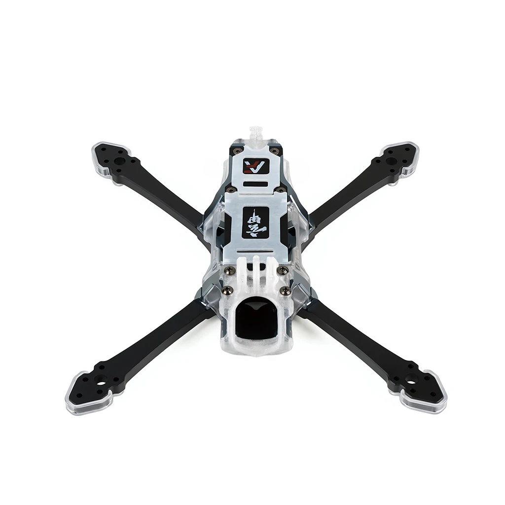 5.1 Inch Carbon Fiber X-Frame Kit 230mm Wheelbase 7mm Thickness Arm For FPV Racing Freestyle Drone for DJI O4 Pro/O4 Lite Camera