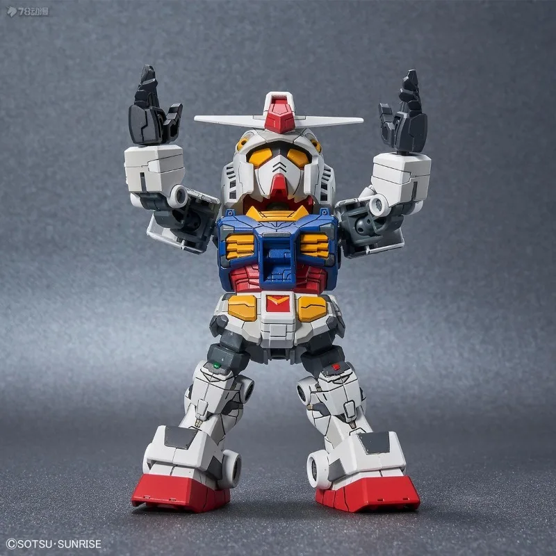 BANDAI Echte Yokohama Gundam Factory Series SDCS RX-78F00 tot plastic geassembleerde modellen, prachtige verzamelobjecten en speelgoed