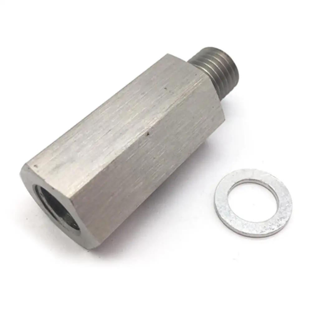 Oil Pressure Sensor NPT Tee Adapter with M12x1.25 in and Out 1 8 NPT Port Stainless Turbo Oil Sensor Kit