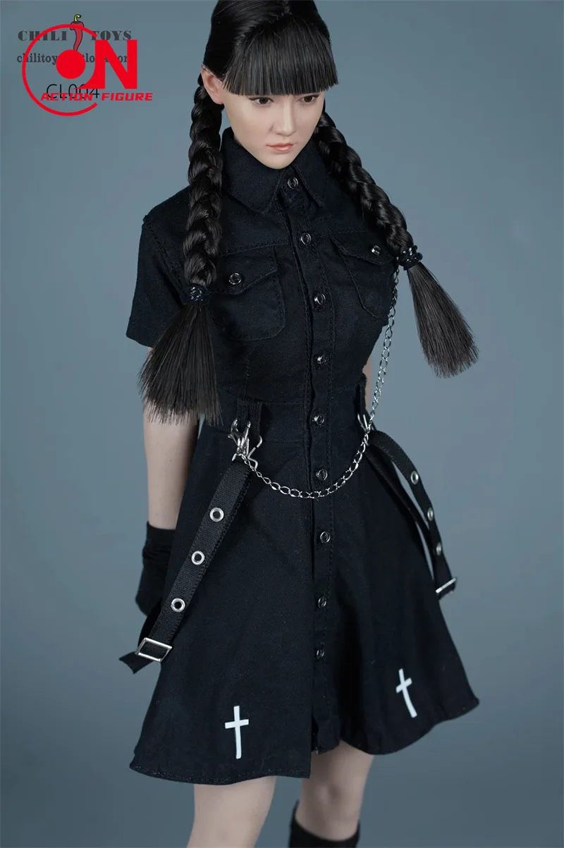 1/6 CHILI TOYS CL004 mujer Sexy vigorosa joven vigor ropa de trabajo vestido conjunto para muñeca de figura de acción soldado femenino de 12 pulgadas