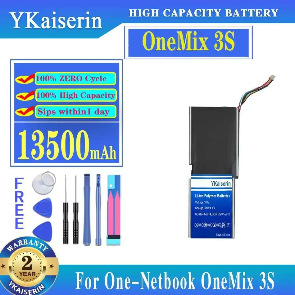 

Для One-Netbook Onemix 3S OneMix3S безопасный высокопроизводительный аккумулятор для ноутбука 13500 мАч