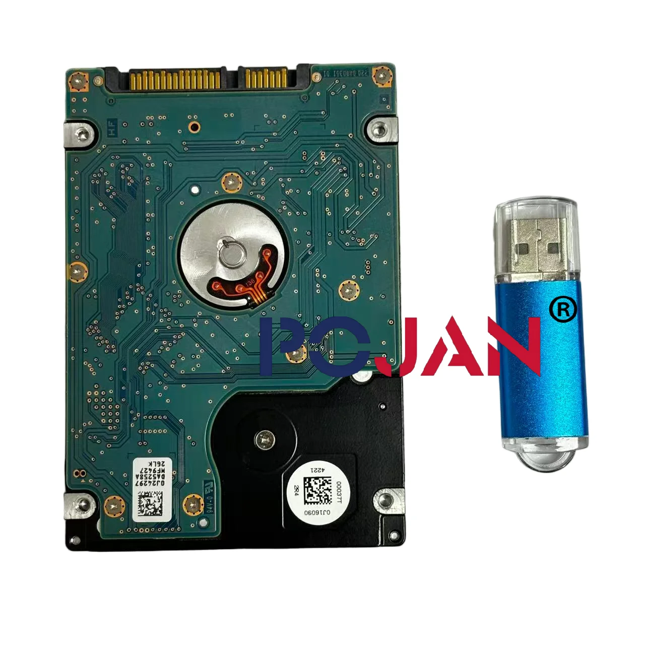 POJAN Hard Disk Drive + FW-drive Compatible with DesignJet T2300 T2300PS CN727-67045 CN727-67033 HDD FIX 08:XX ERROR Plotter