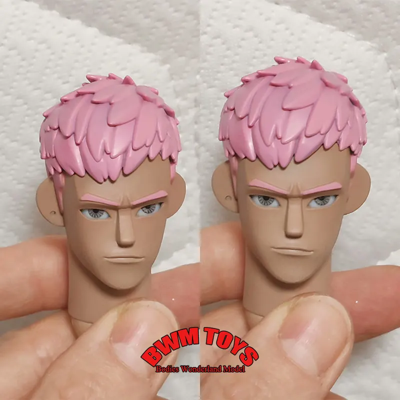 

Handmade DIY 1/6 Scale Male Soldier Trendy Movable Eye Exquisite Painting Head Carving For 12inch Action Figure Doll