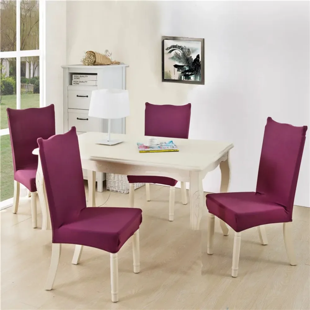 

Elastic Chair Cover Washable Waterproof Seat Cover Universal Size with Skirt Hem Chair Slipcover Protector Dining Room Kitchen