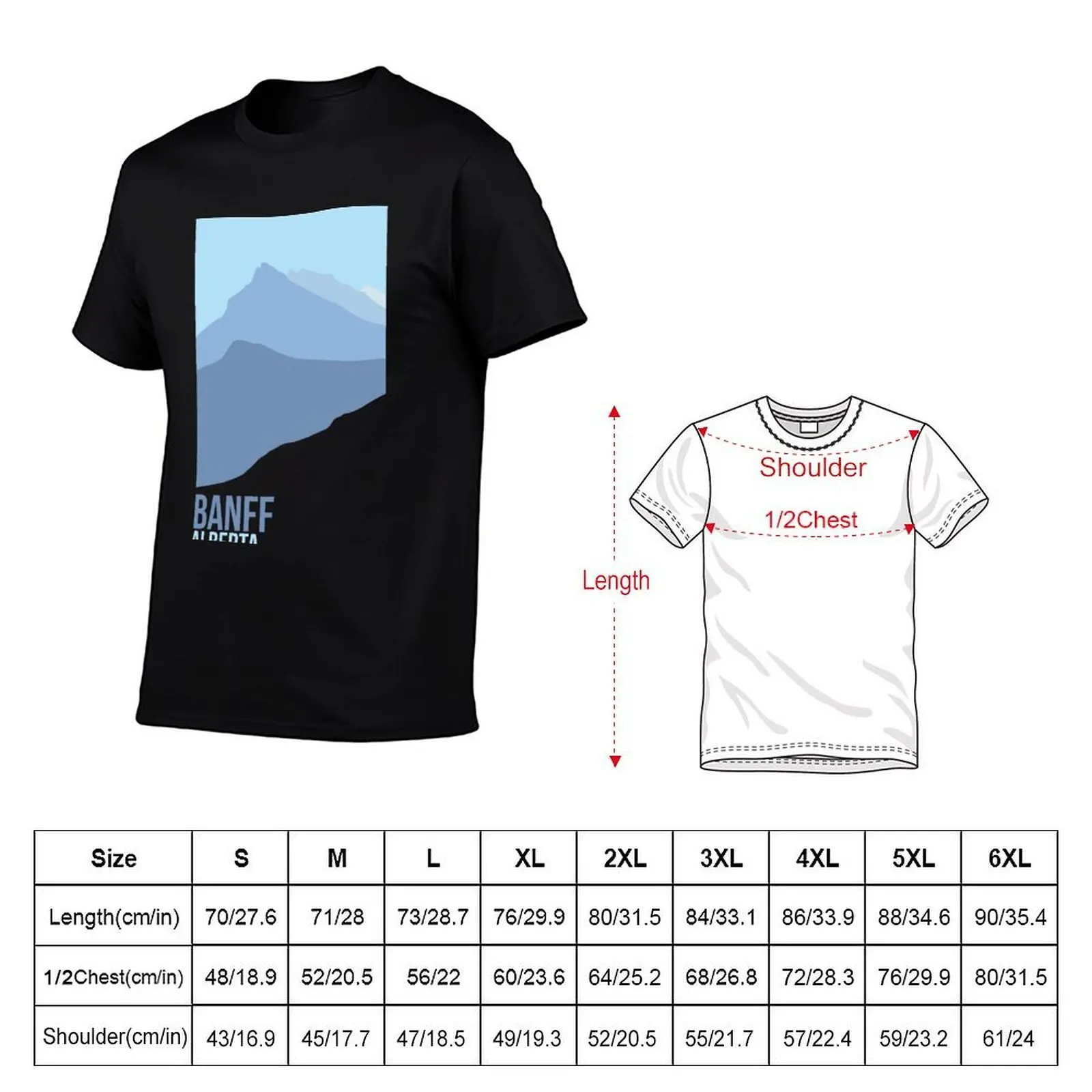 Banff T-Shirt oversized t shirt customs black t-shirts for men
