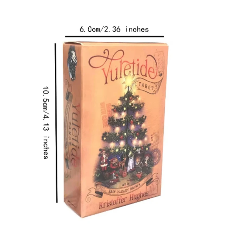 Hot sales Yuletide Tarot Oracle Card Fate Divination Prophecy Card Family Party Game Tarot