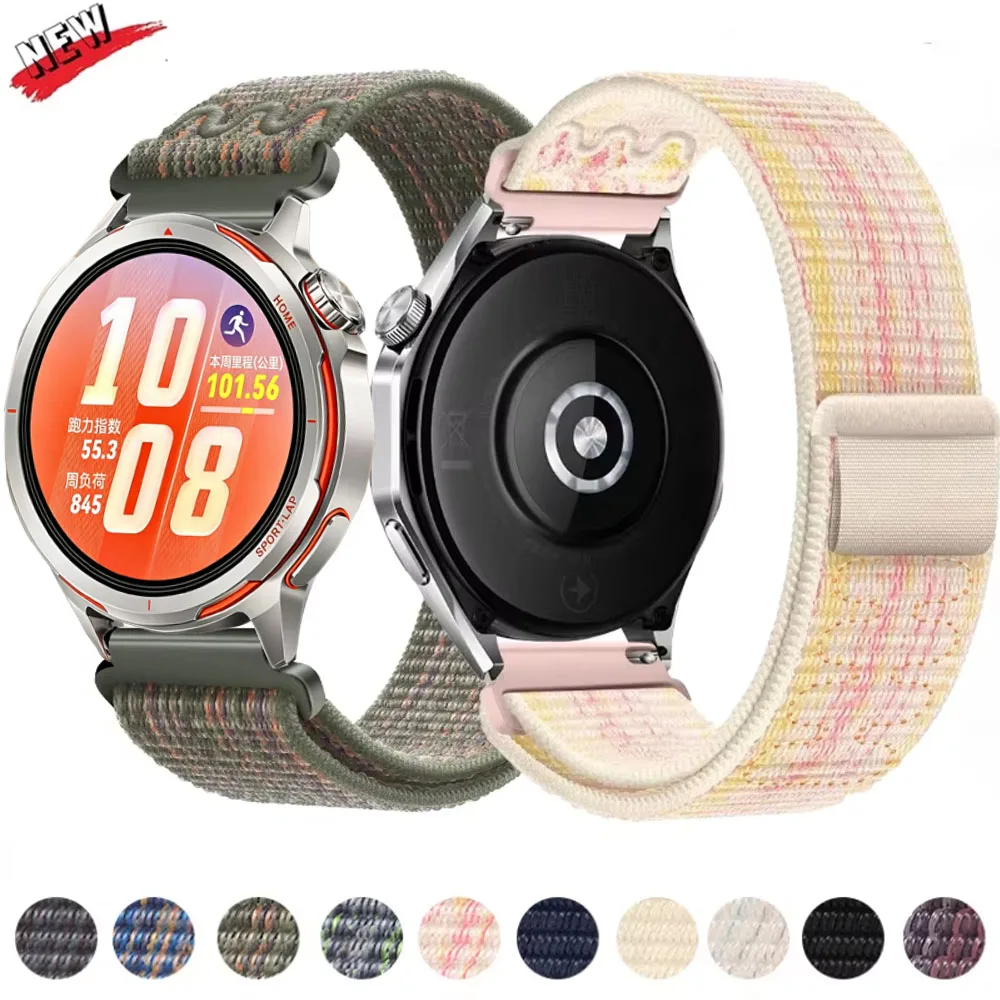 

22mm 20mm Nylon Band For Huawei Watch GT6/5/4/3/GT Runner 2 Wristband Bracelet Samsung Watch 7 6 5 4 Amazfit Active 3/2/Max Belt