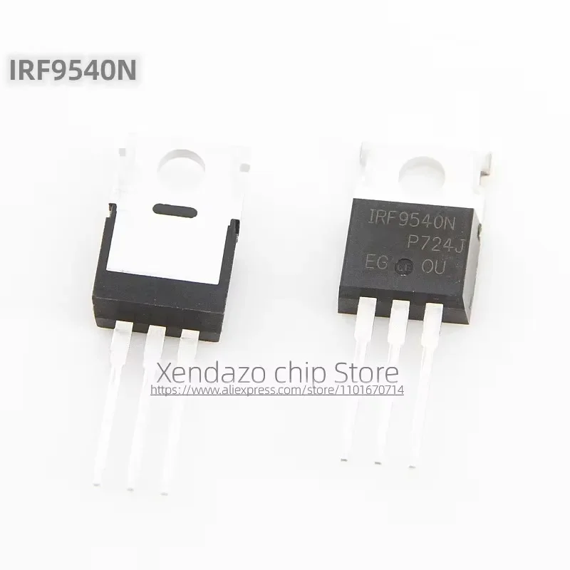 10pcs/lot IRF9540NPBF IRF9540N TO-220 package Original genuine 23A/100V P-channel MOS field-effect transistor