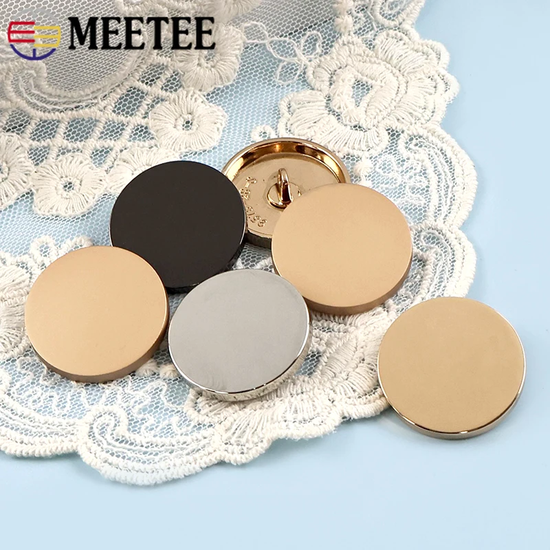 

20Pcs 10-40mm Metal Flat Round Button Jacket Down Coat Decorative Buttons Clothes Shirt Closure Buckles DIY Sewing Accessories