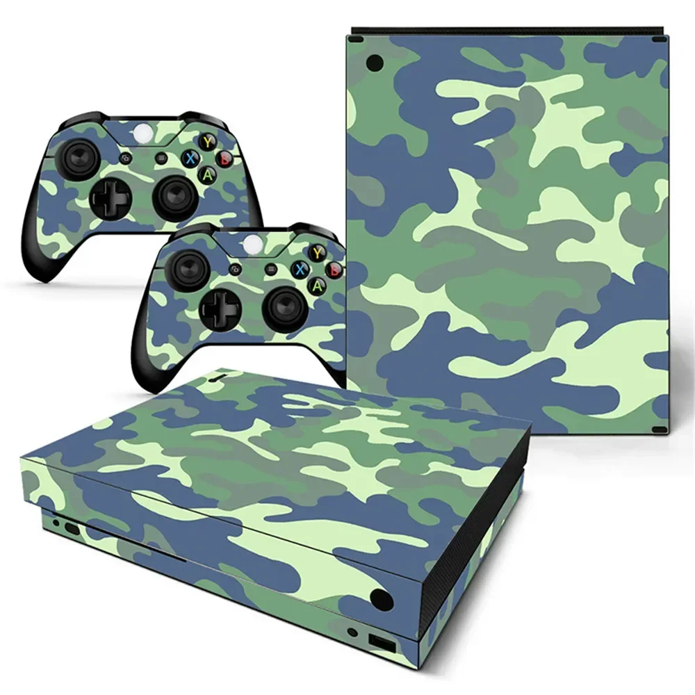 Autocollant de peau de couverture en PVC pour console et manettes Xbox One X, livraison directe