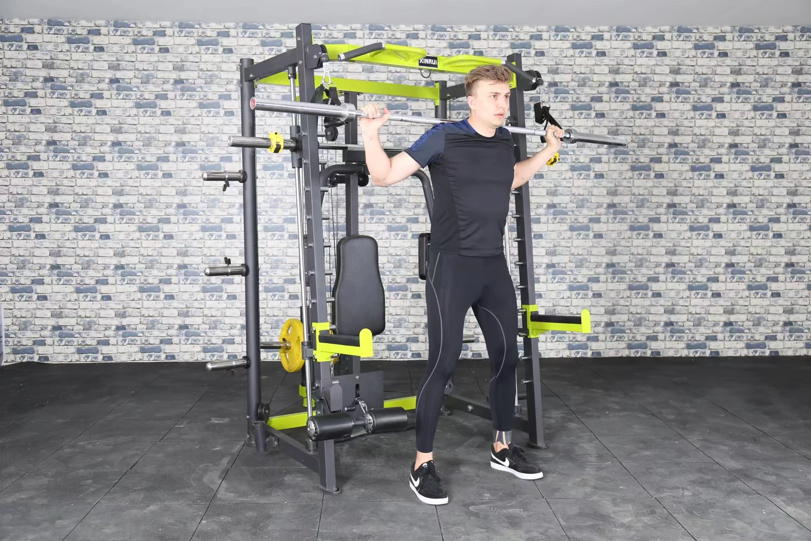 

Hot Sell Strength Training Workout Commercial Fitness Home Gyms Fitness Equipment Multi-functional Smith Machine Exercise