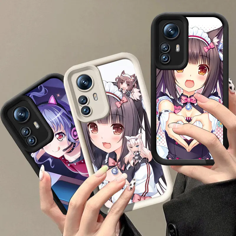 Chocola Nekopara Anime Phone Case For Xiaomi POCO X3 X4 NFC F3 GT M3 M4 M6 X5 Pro X6 5G C31 C65 F4 F5