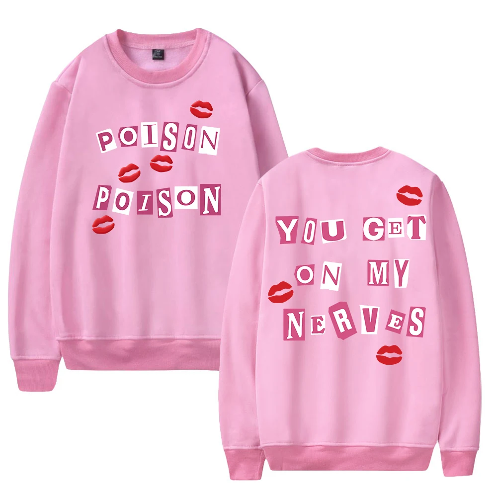 Renee Rapp Poison Merch Sweatshirt lengan panjang Pria Wanita Fashion pakaian jalanan leher bulat tur 2024