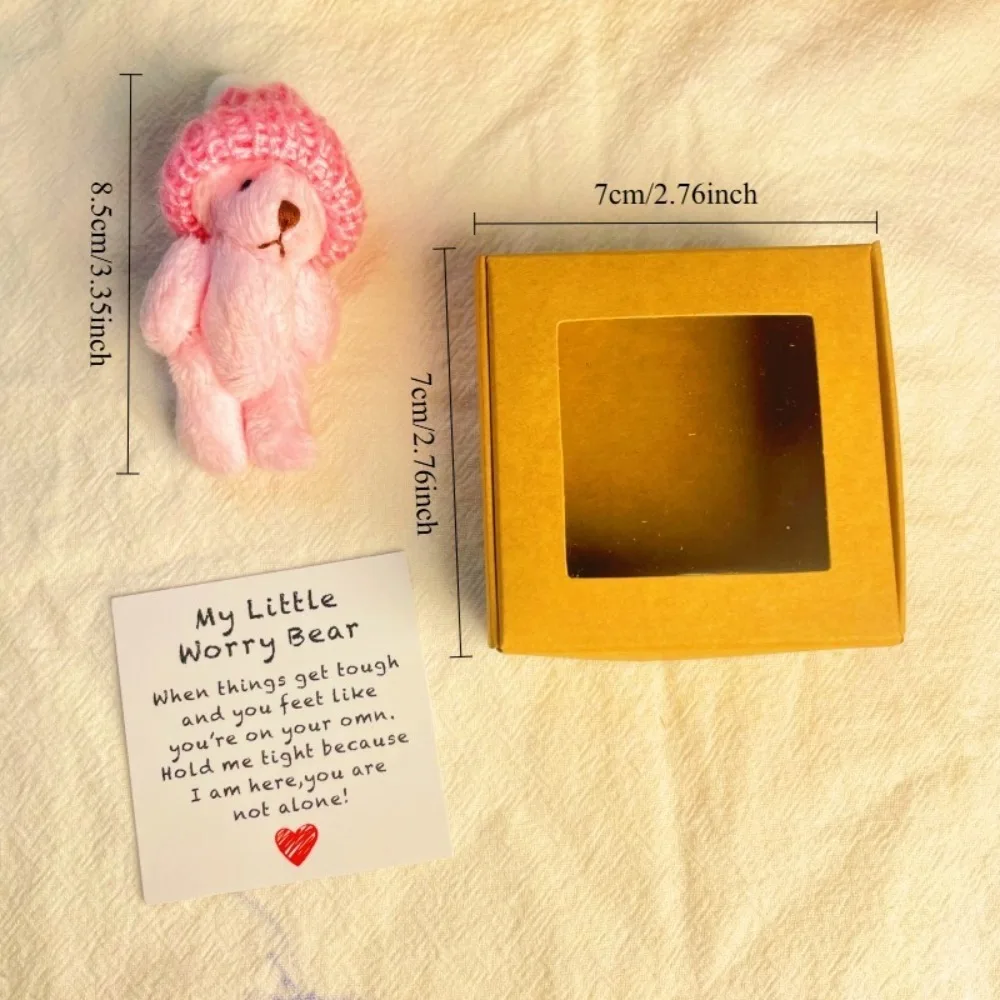 in Box Cute Mini Teddy Bear Box Gift Mini Size Plush Plush Teddy Bear Gifts Pocket Bear For Boys
