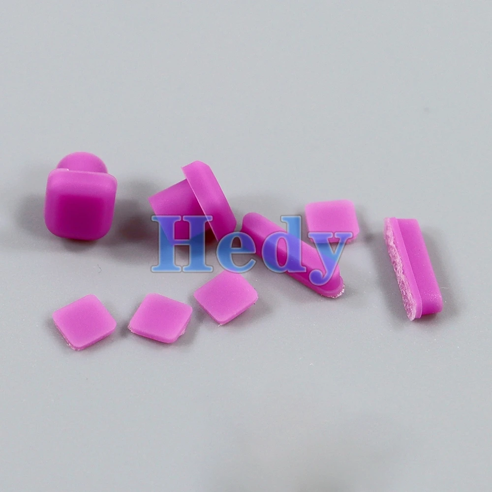 1set Replacement High Quality For DS Lite Console Screw Rubber Feet Cover for NDSL Upper LCD Screen Screws Cover Rubber