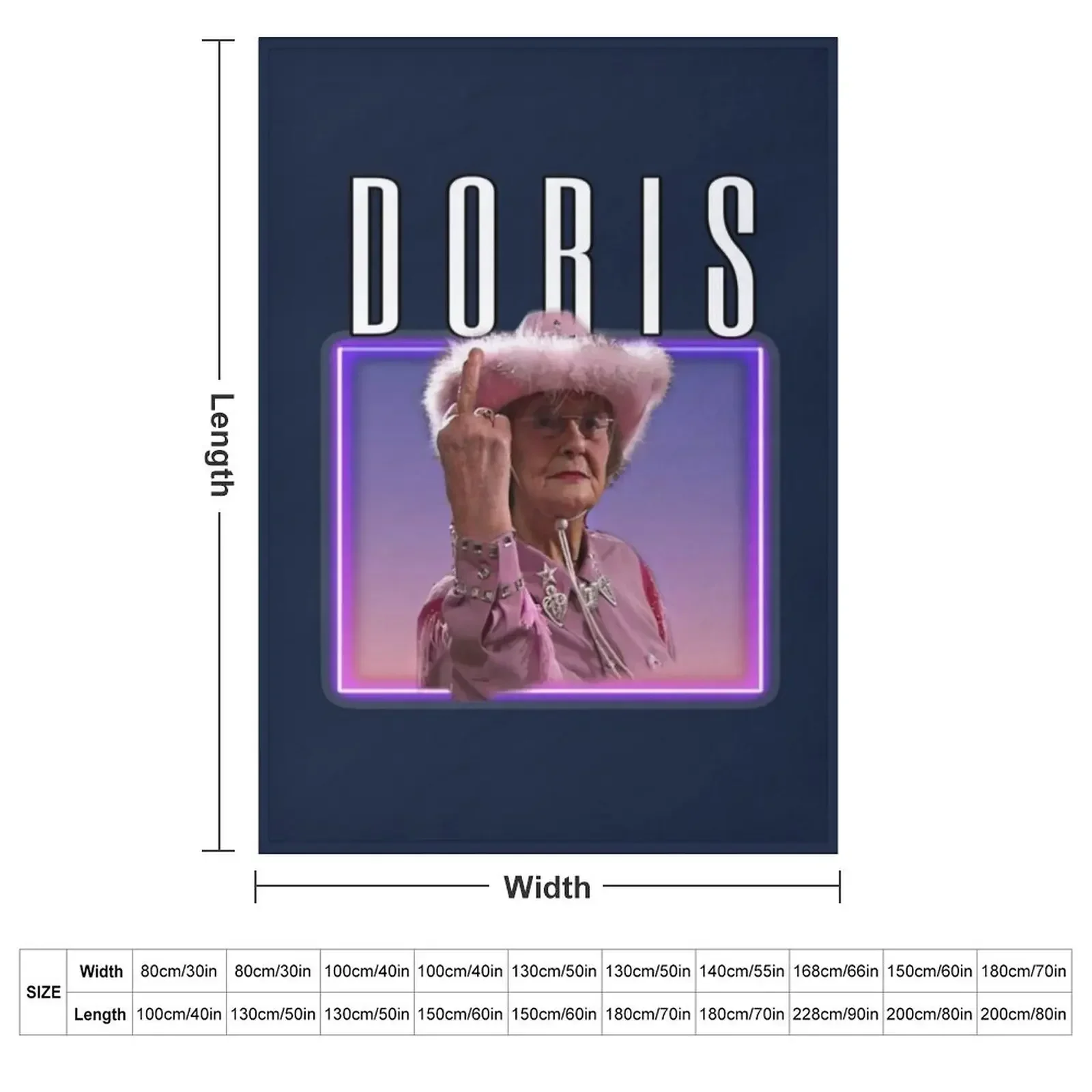 Doris Retro Gavin amp Stacey Throw Blanket couch cozy soft plush fuzzy picnic outdoor blanket
