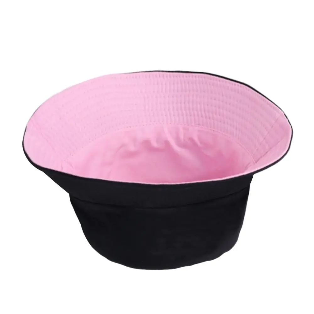Spring Summer Double-Sided Bucket Hat Big Brim Sun Protection Sun Hat Foldable Portable Fisherman Cap Women Men
