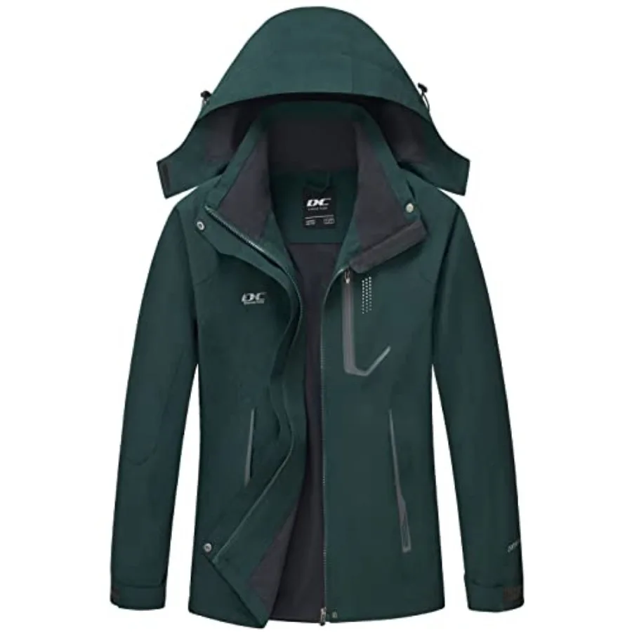 

Women's Lightweight Waterproof Rain Jacket with Hood for Hiking, Travel and Rainy Days