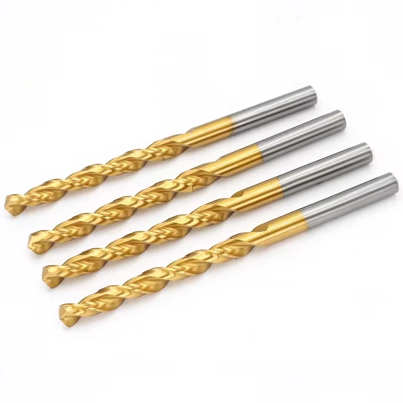 Imagem -04 - Titânio Revestido Reta Haste Torção Brocas Aço de Alta Velocidade Metal mm 1.5 mm mm 2.5 mm mm mm mm 10 Pcs