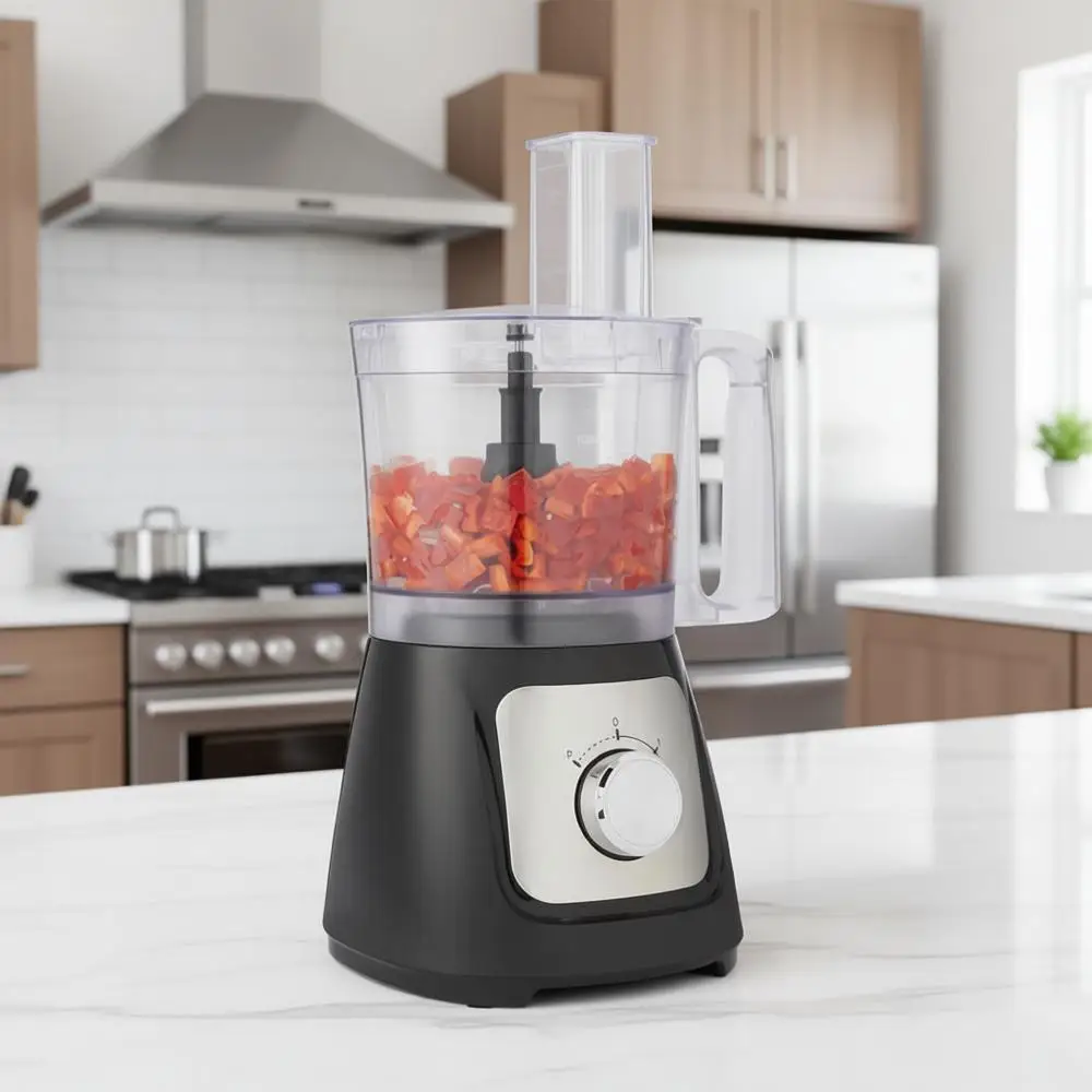 

10-Cup Food and Vegetable Chopper, 2-Speed, 500W Motor, Black