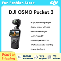 【EU Ship】DJI OSMO POCKET 3 ActiveTrack 6.0 3-Axis Stabilization 10-Bit D-Log M ColorOSMO POCKET 3
