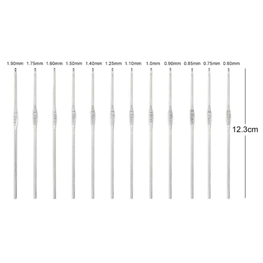 179Pcs Beginner Crochet Hooks Kit 5 Roll Yarn Knitting Needles Sewing Tools Set
