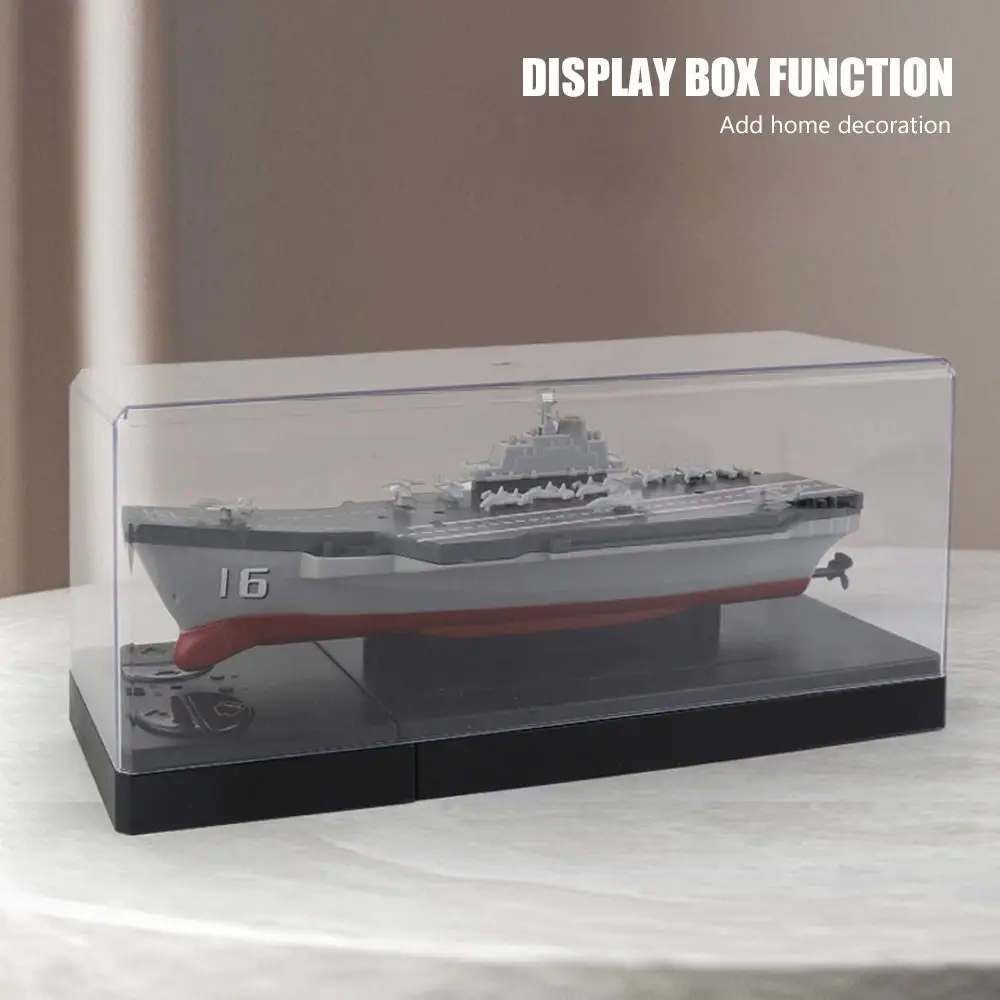 Mini High-speed Remote Control Ship Water Game Simulation Ship Warship Model Toy RC Speedboat Summer