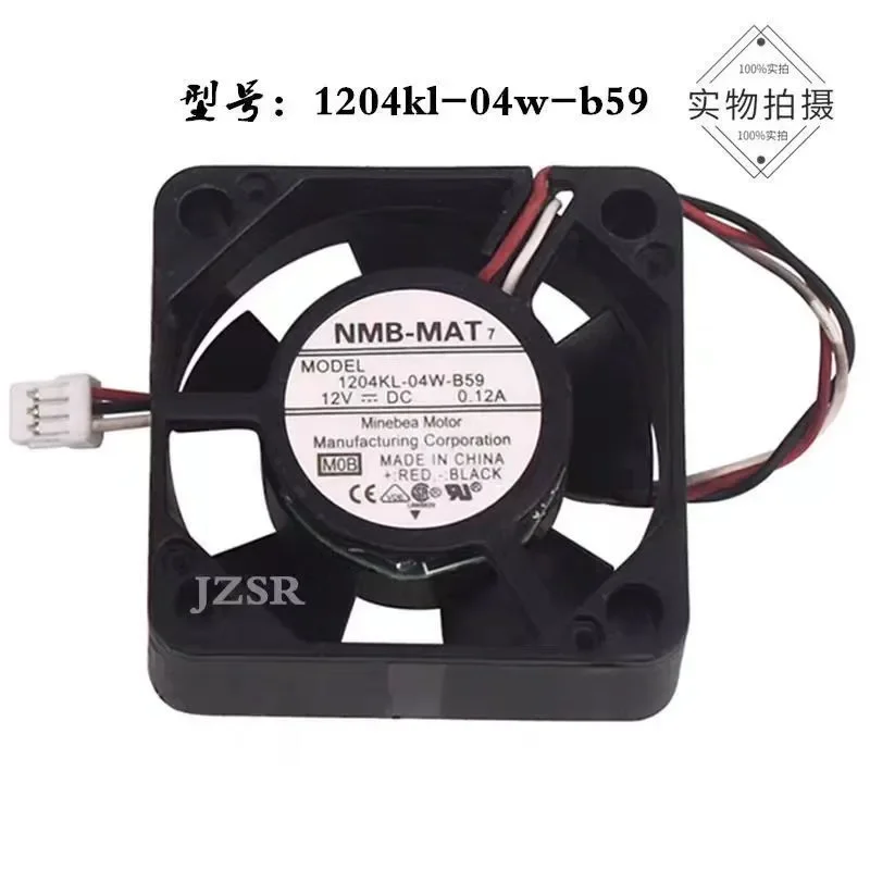 Original Genuine NMB-MAT 1204KL-04W-B59 3010 12V 0.12A Yaskawa Inverter Fan for Industrial Equipment